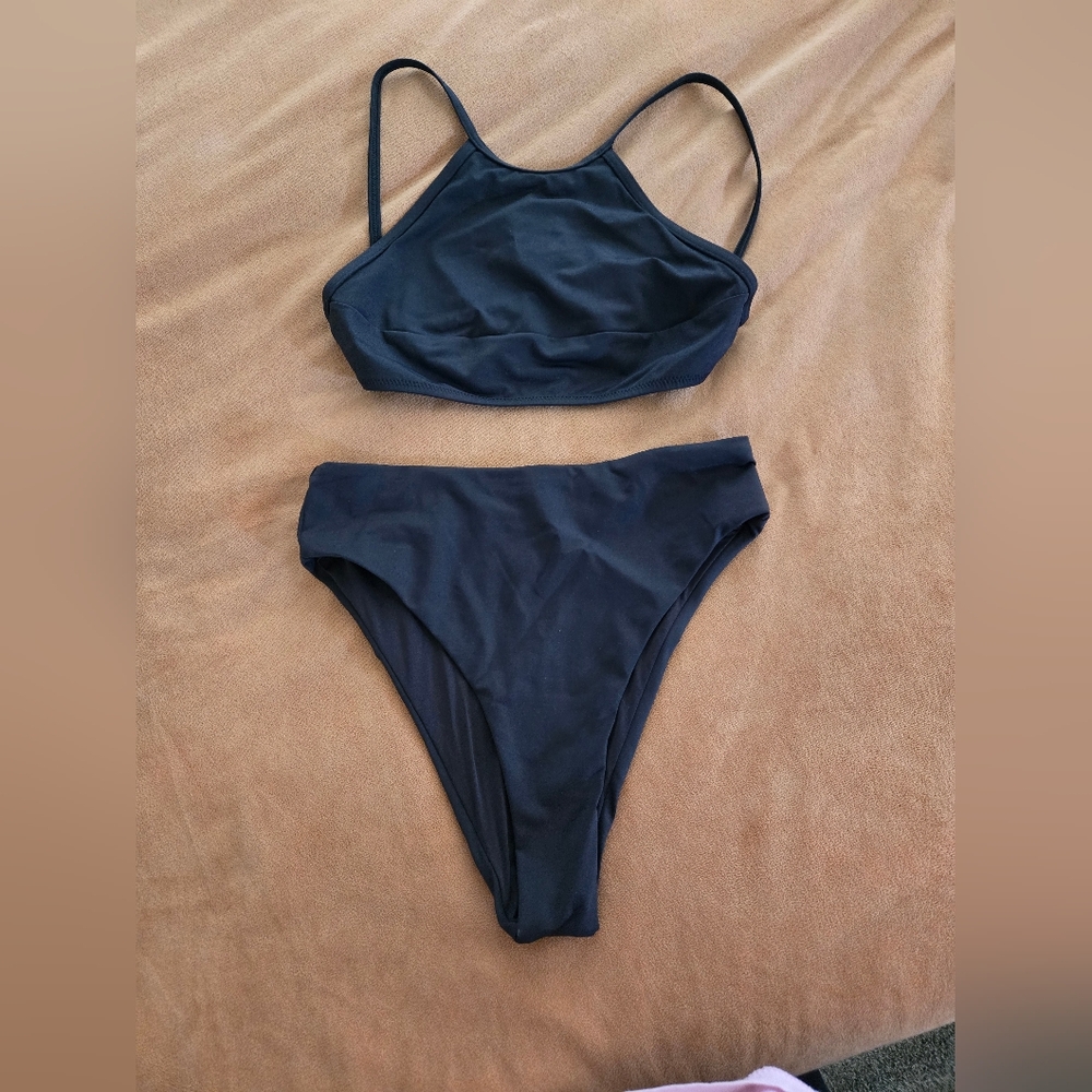 Classic Black Women's Swimwear Set